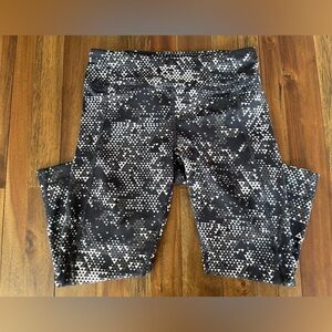 The North Face black and white leggings